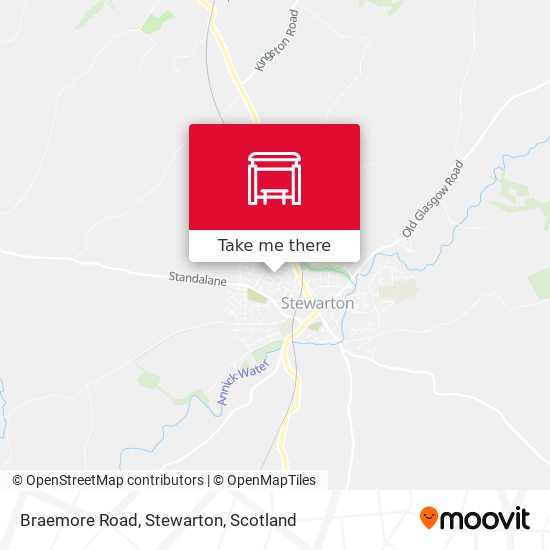 Braemore Road, Stewarton map
