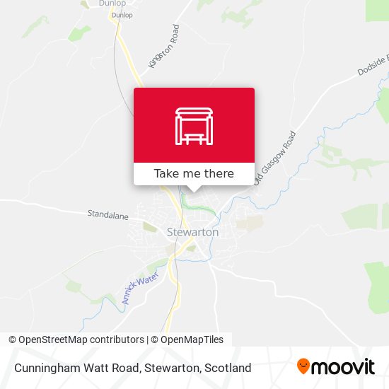 Cunningham Watt Road, Stewarton map