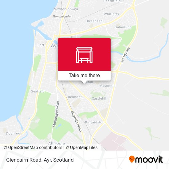 Glencairn Road, Ayr stop Routes, Schedules, and Fares