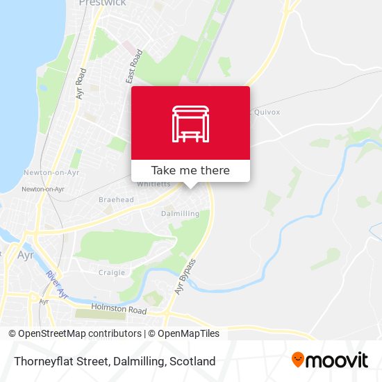 Thorneyflat Street, Dalmilling map