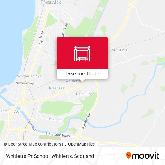 Whitletts Pr School, Whitletts map