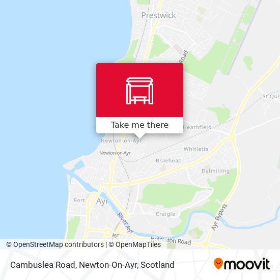 Cambuslea Road, Newton-On-Ayr map