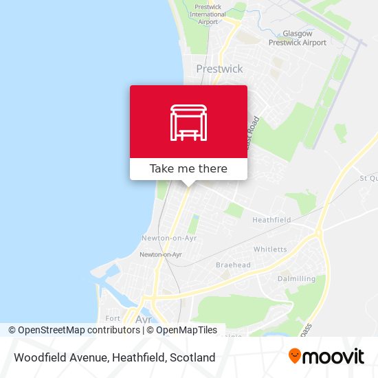 Woodfield Avenue, Heathfield map