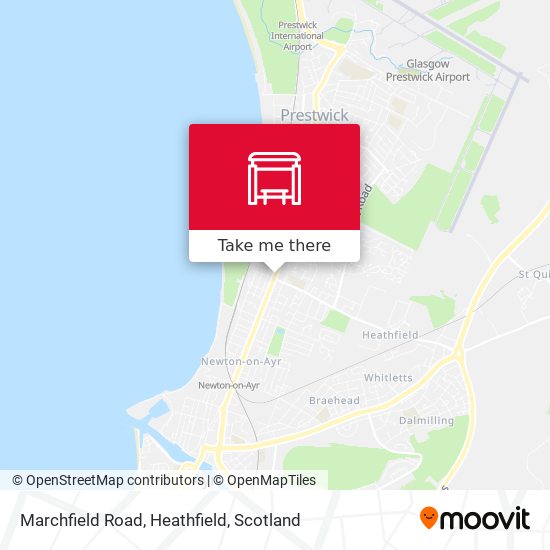 Marchfield Road, Heathfield map