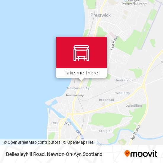 Bellesleyhill Road, Newton-On-Ayr map