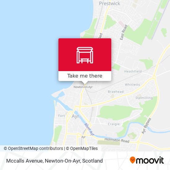Mccalls Avenue, Newton-On-Ayr map