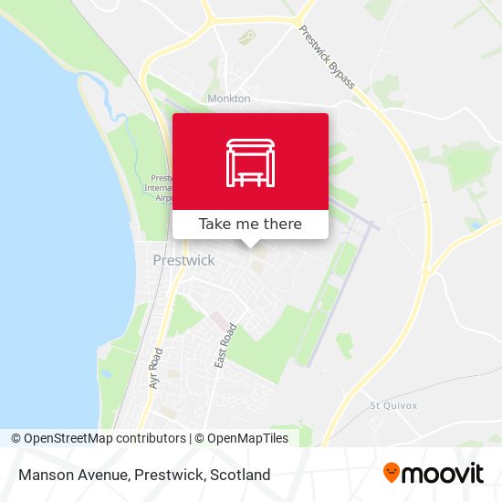 Manson Avenue, Prestwick map