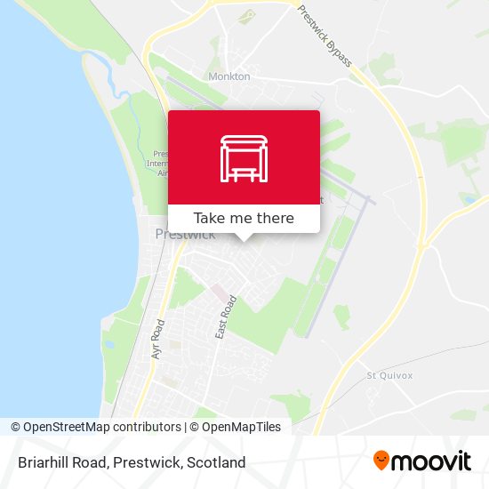Briarhill Road, Prestwick map