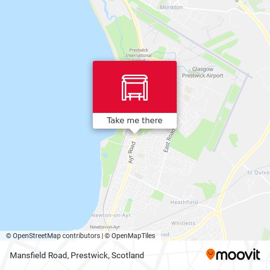 Mansfield Road, Prestwick map