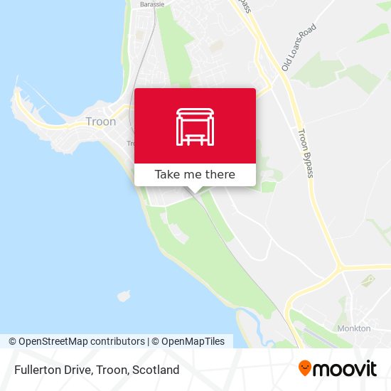 Fullerton Drive, Troon map