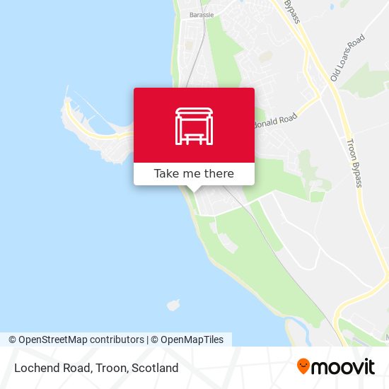 Lochend Road, Troon map