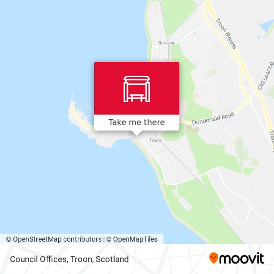 Council Offices, Troon map