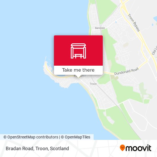 Bradan Road, Troon map