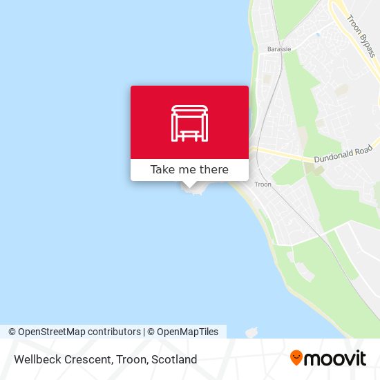 Wellbeck Crescent, Troon map