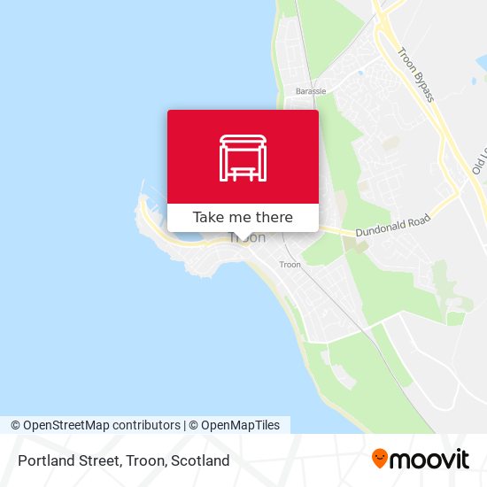 Portland Street, Troon map