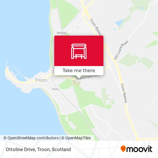 Ottoline Drive, Troon map