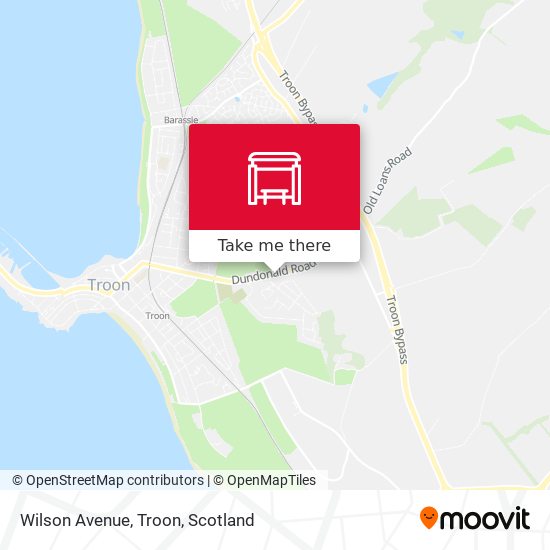 Wilson Avenue, Troon map