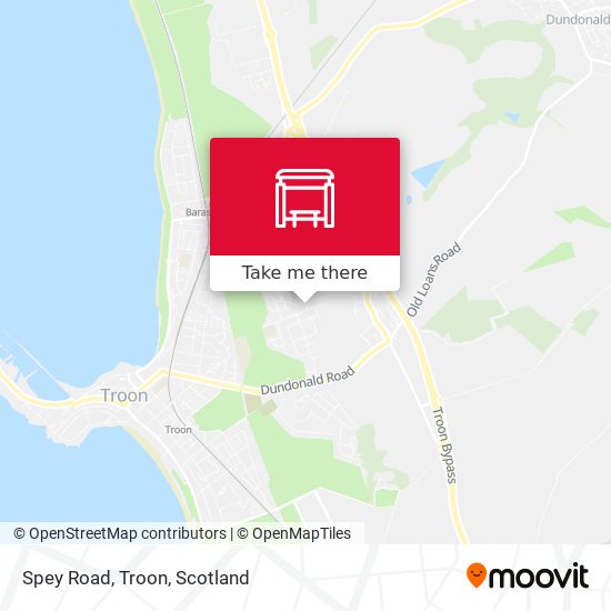 Spey Road, Troon map