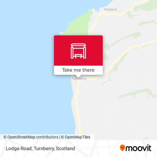 Lodge Road, Turnberry map