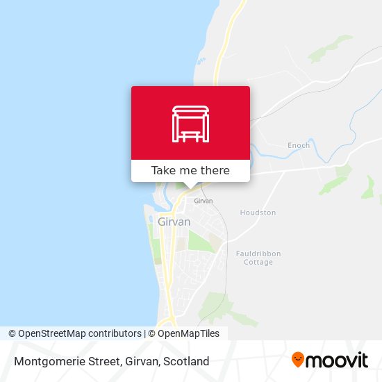 Montgomerie Street, Girvan map