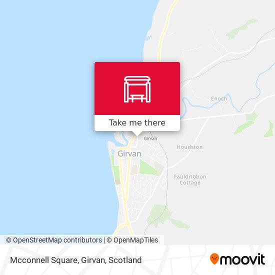 Mcconnell Square, Girvan map