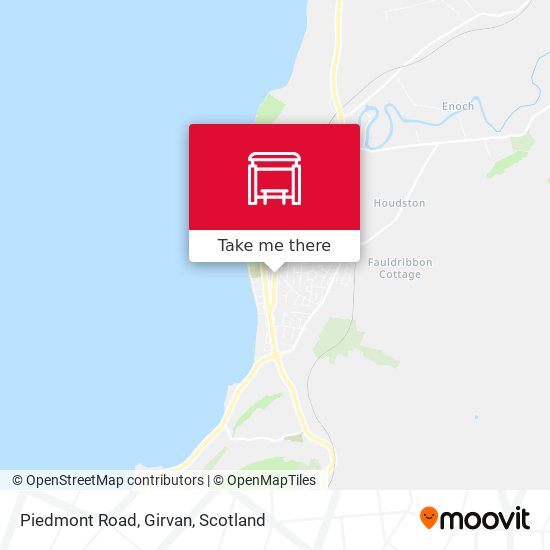 Piedmont Road, Girvan map
