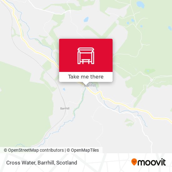 Cross Water, Barrhill map