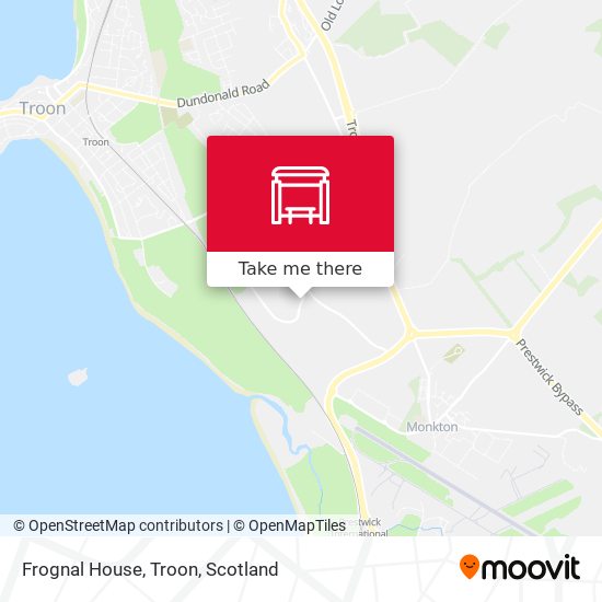 Frognal House, Troon map