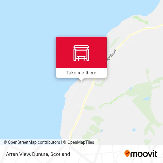Arran View, Dunure map