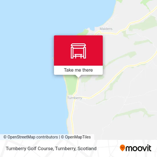 Turnberry Golf Course, Turnberry map