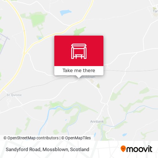 Sandyford Road, Mossblown map
