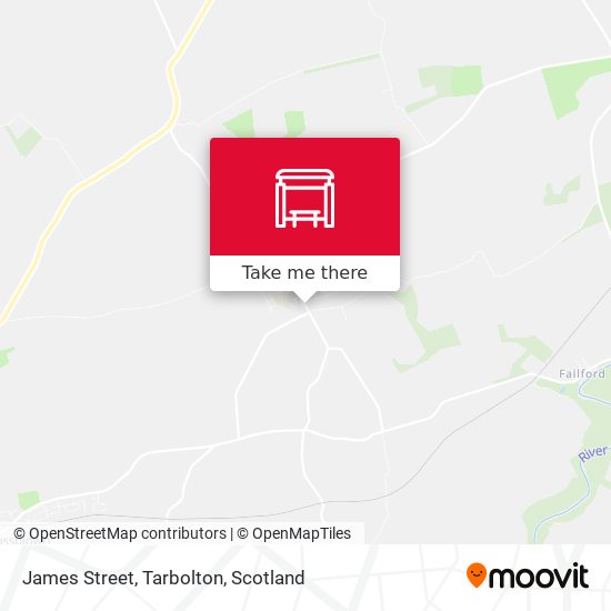 James Street, Tarbolton map