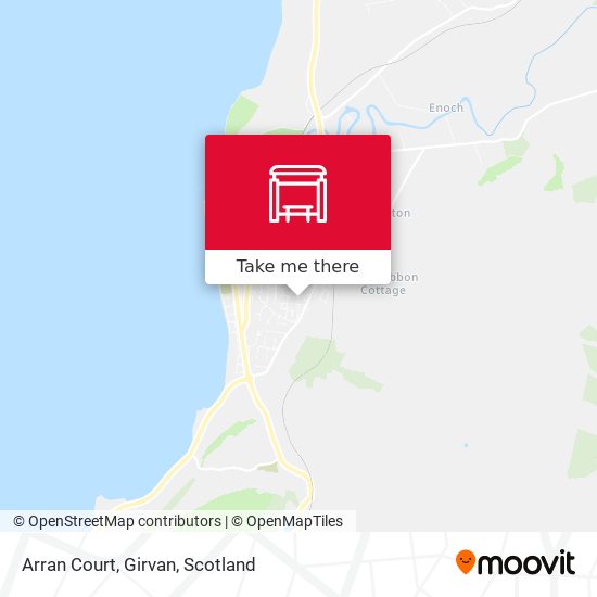 Arran Court, Girvan map