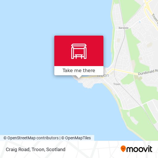 Craig Road, Troon map