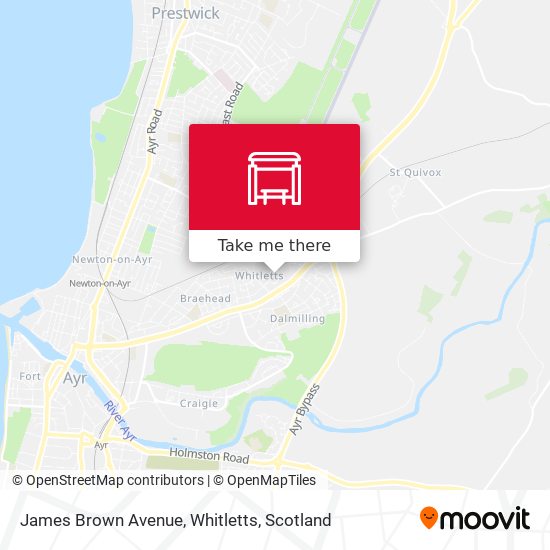 James Brown Avenue, Whitletts map