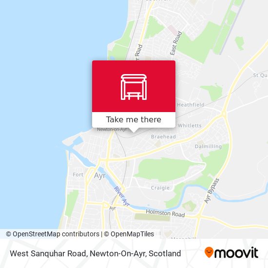 West Sanquhar Road, Newton-On-Ayr map