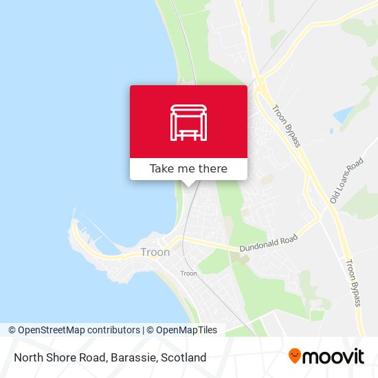 North Shore Road, Barassie map