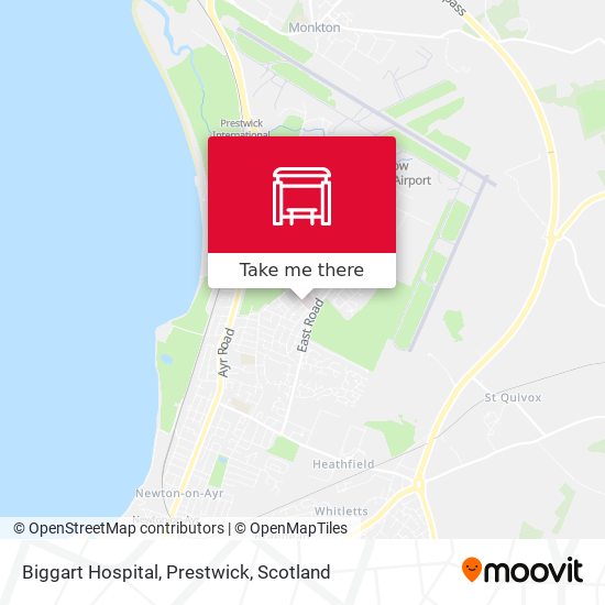Biggart Hospital, Prestwick map
