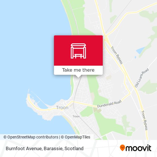 Burnfoot Avenue, Barassie map
