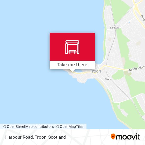 Harbour Road, Troon map