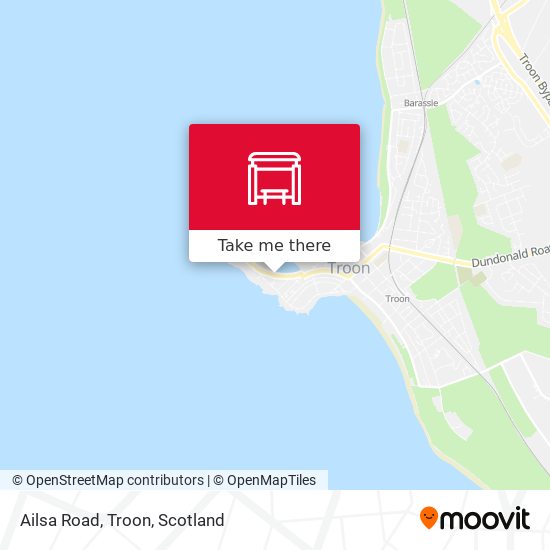 Ailsa Road, Troon map