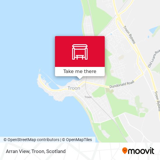 Arran View, Troon map