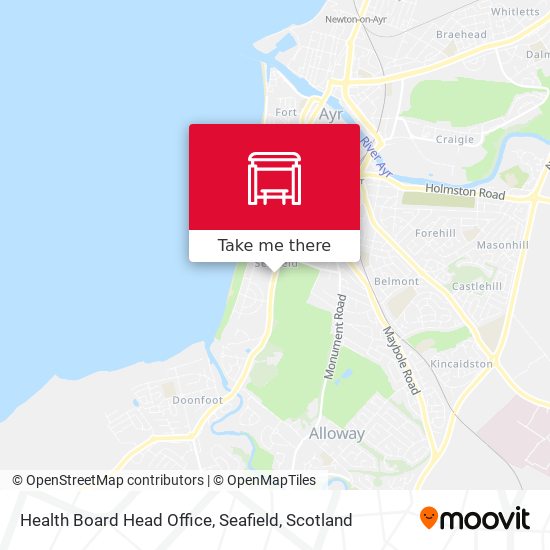 Health Board Head Office, Seafield map