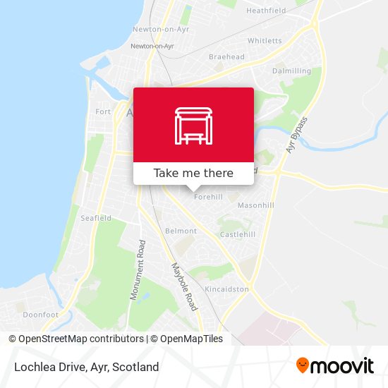 Lochlea Drive, Ayr map