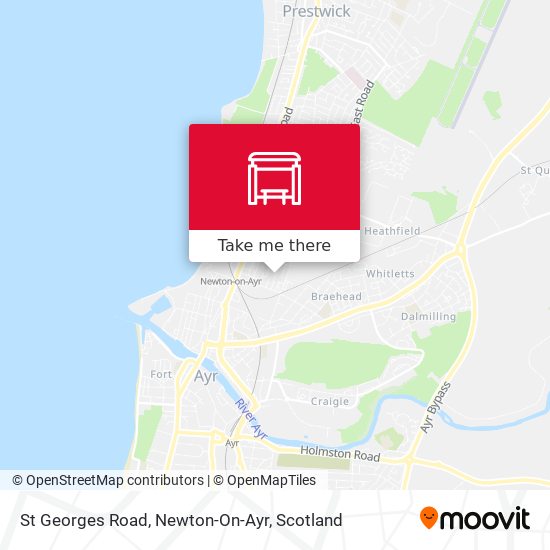 St Georges Road, Newton-On-Ayr map