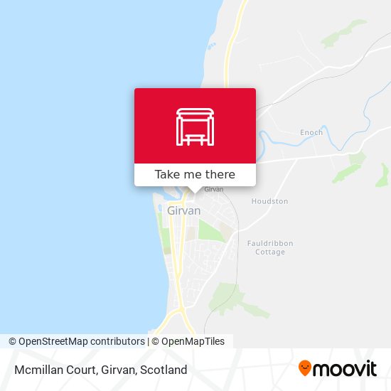 Mcmillan Court, Girvan map