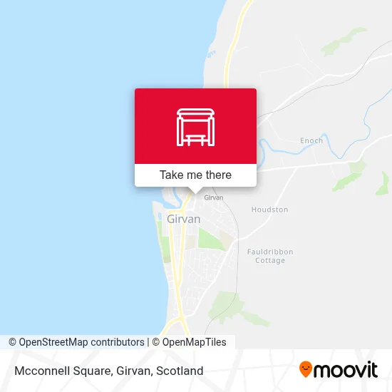 Mcconnell Square, Girvan map