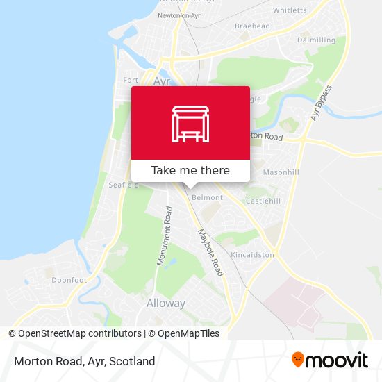 Morton Road, Ayr map