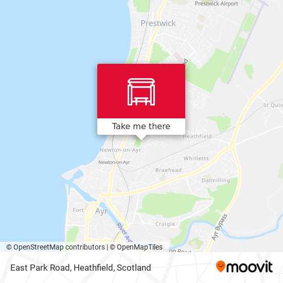 East Park Road, Heathfield map