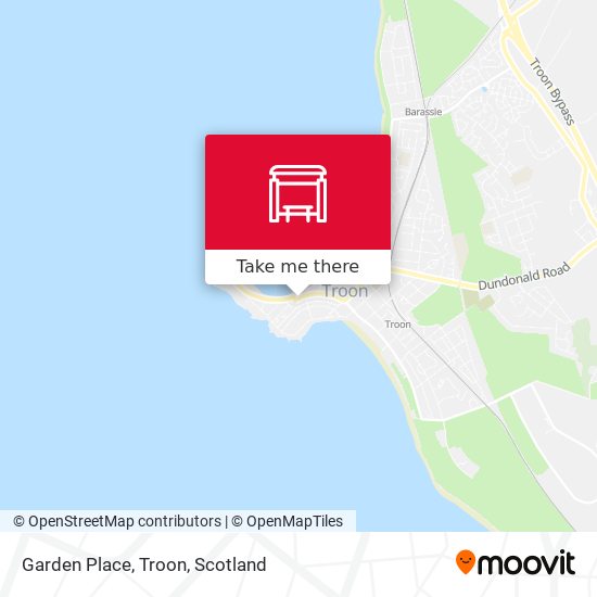 Garden Place, Troon map
